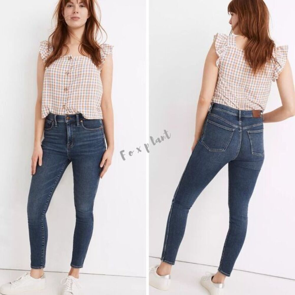 NWOT Madewell Curvy‎ High-Rise Skinny Jeans in Wendover Wash: TENCEL™ Denim, 26